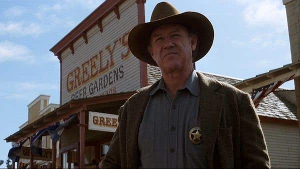 Gene Hackman as Little Bill Daggett in Unforgiven (1992) Gene Hackman as Little Bill Daggett in Unforgiven (1992)